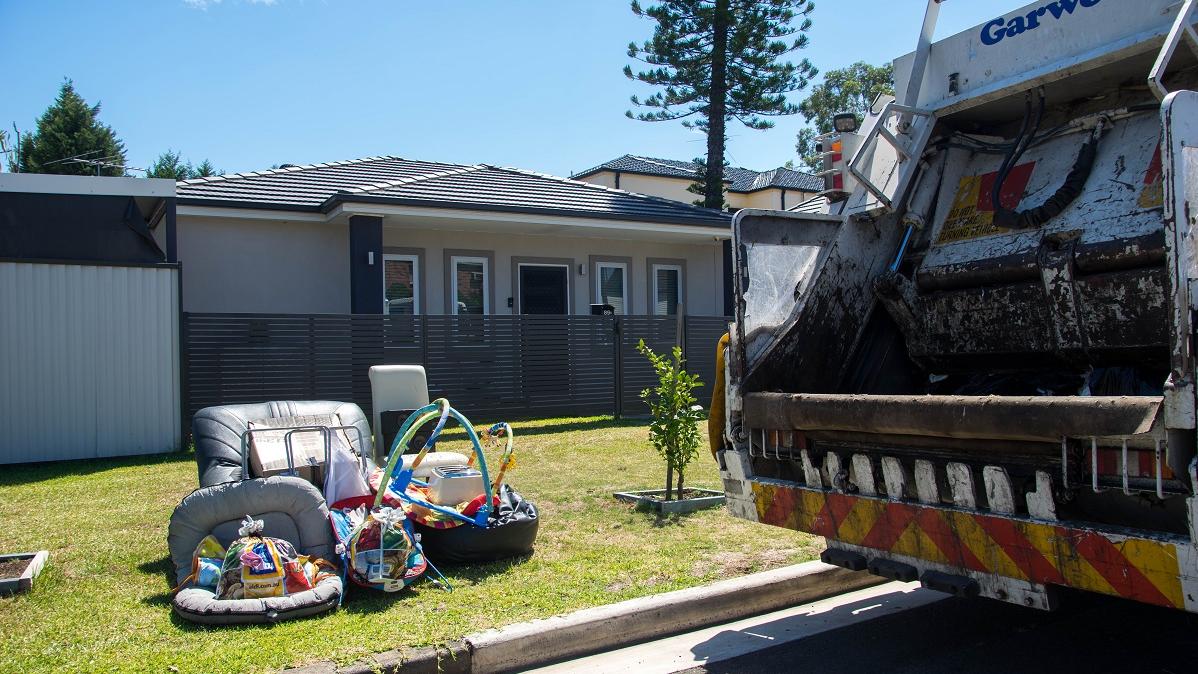 Cleanup items outside of home