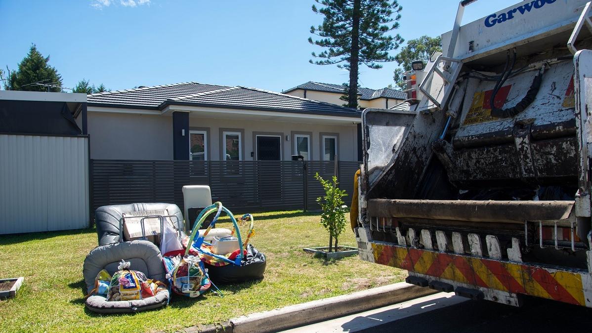 Cleanup items outside of home