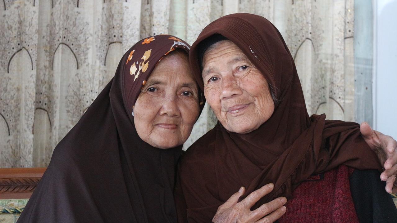 Senior Middle Eastern ladies